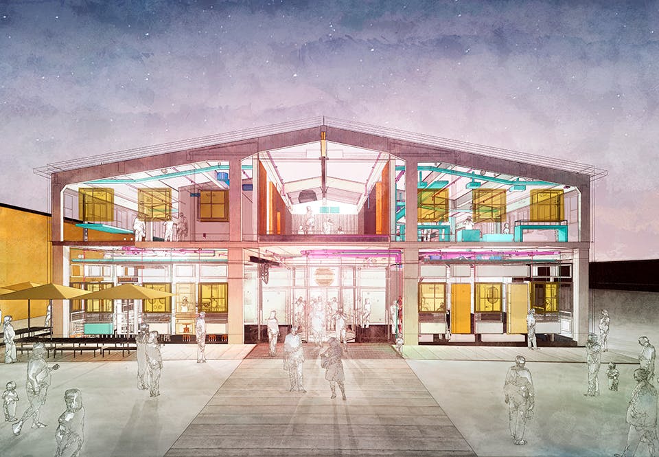 Vrak museum skiss Vrak museum skiss