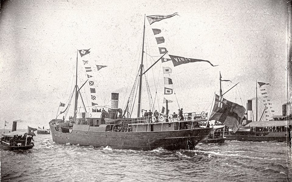 Andrées avfärd från Göteborg med båt