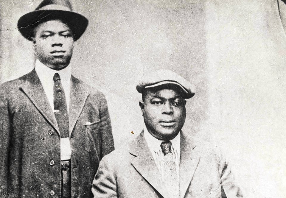 »Little Louis« med sin mentor Joe Oliver,