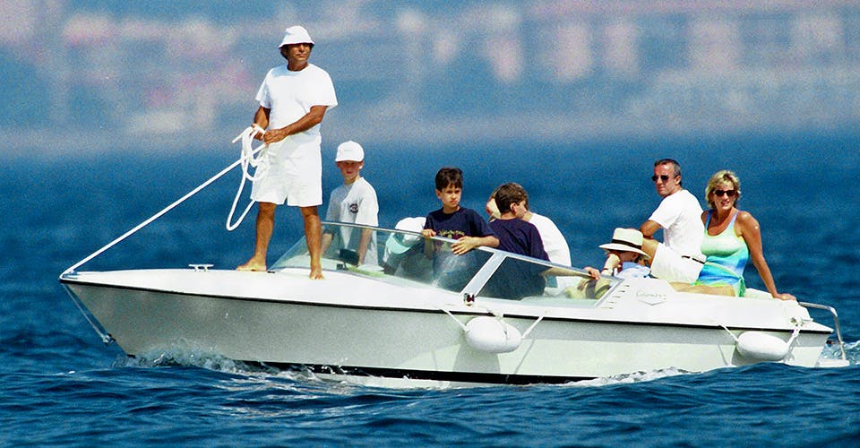 Lady diana och charles i saint tropez