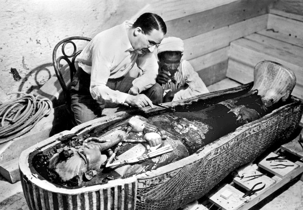 Tutankhamun Grav Mumie
