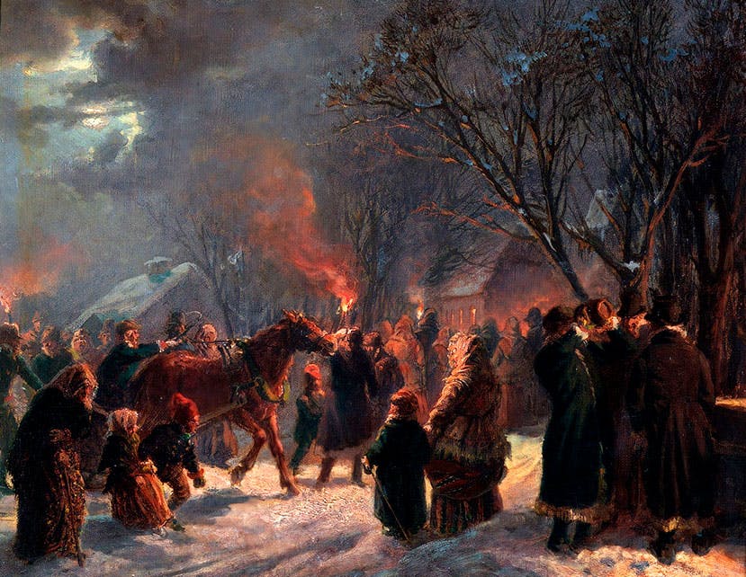 Juleljus julottan Wilhelm Wallander