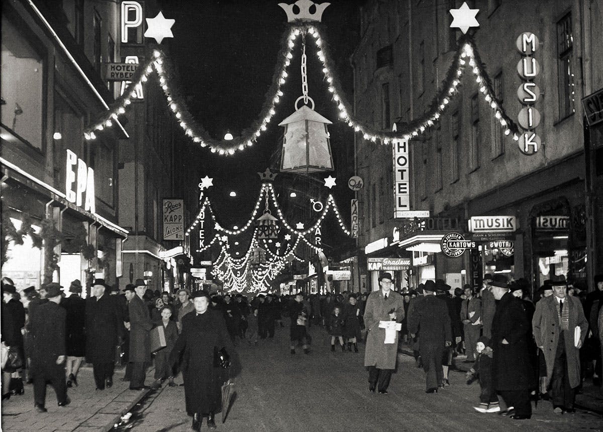 Elektriskt Julbelysning Historia