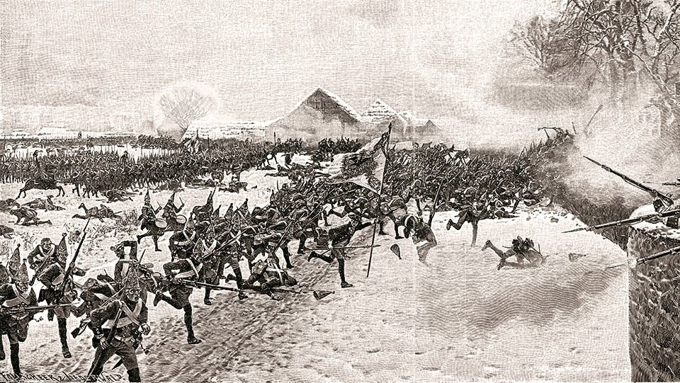 preussiskt anfall slaget vid leuthen sjuarskriget 1757 Hp0HmrlJzrzCr