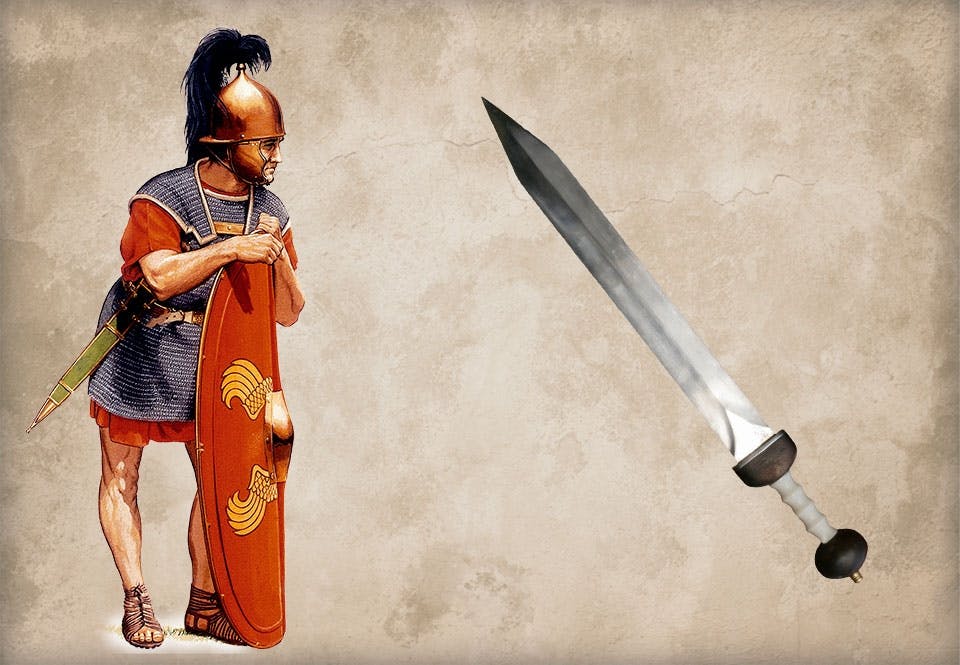 legionar scutum svard