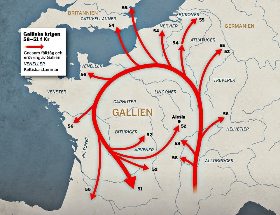 gallerkrigen caesar karta