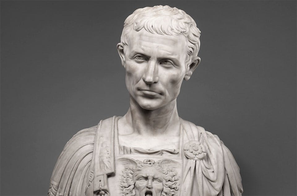 julius caesar byst