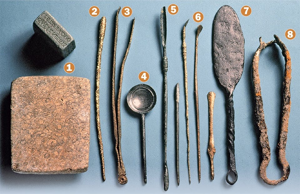 romersk faltsjukvard kirurgiska instrument scalpellae romersk faltsjukvard kirurgiska instrument scalpellae