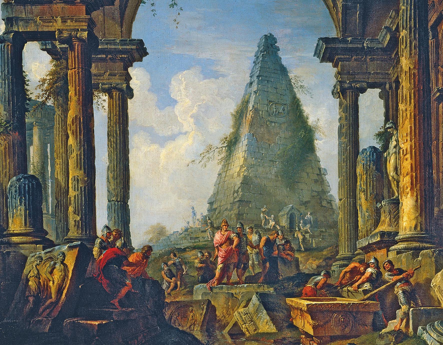 Alexander den store vid Akilles grav.