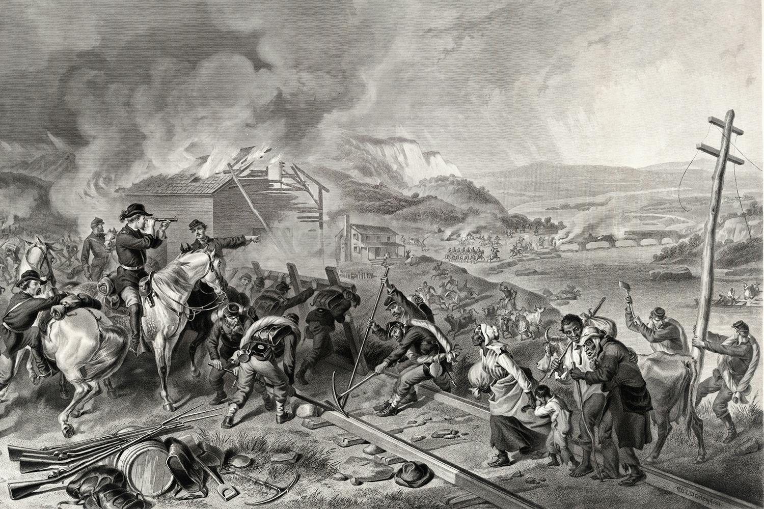 shermans marschen mot havet