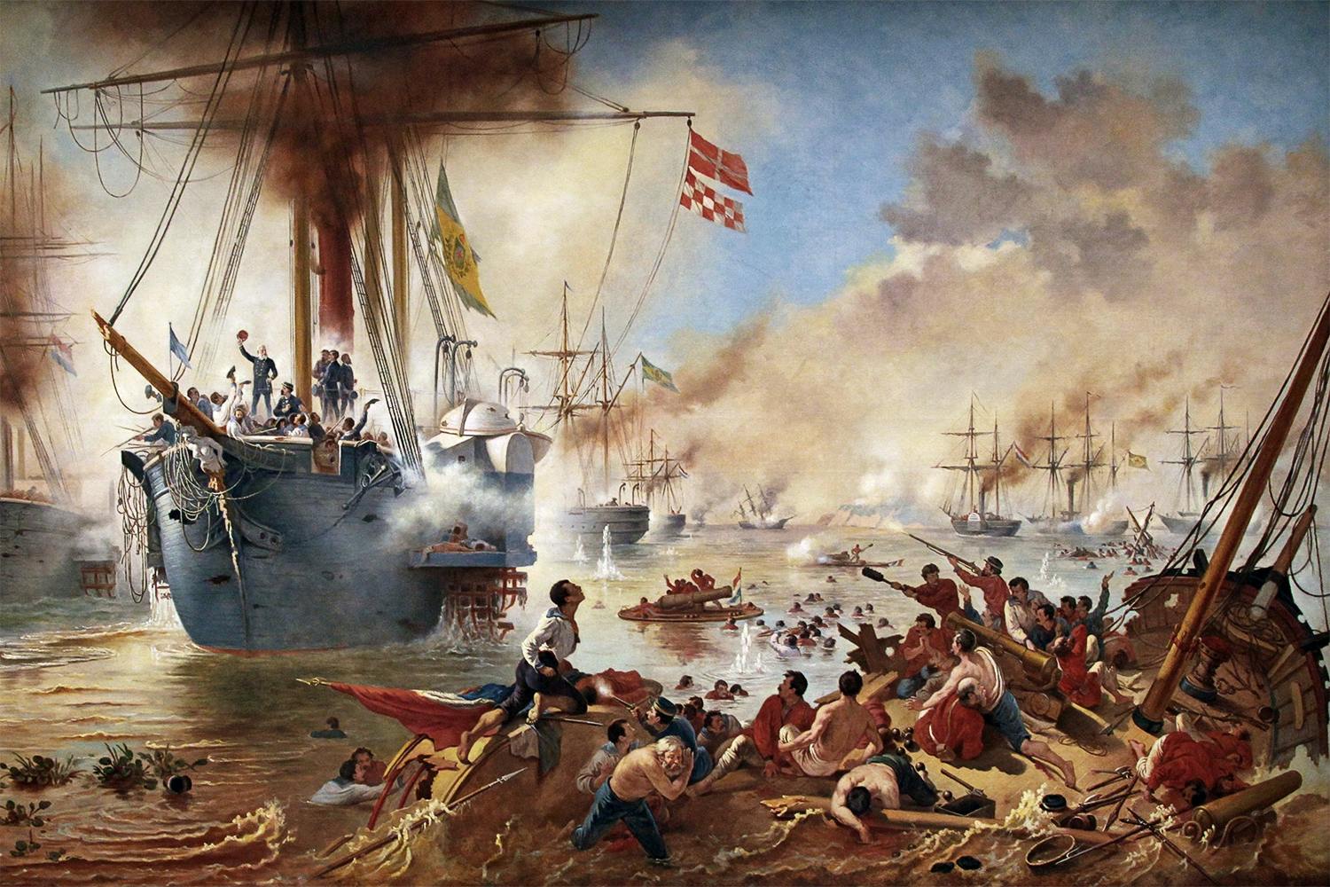 slaget vid riachuelo 1865 trippelallianskriget