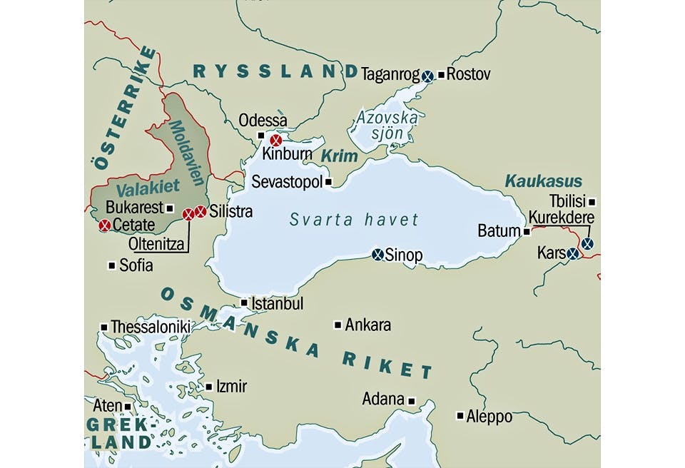 krimkriget karta i