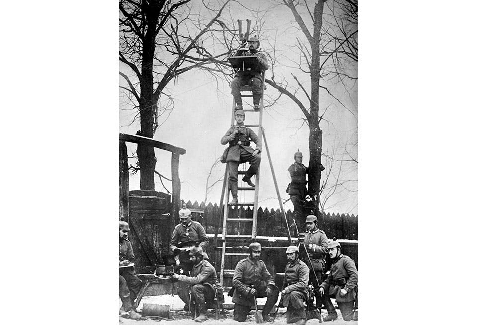 obervator artilleri tysk forsta varldskriget