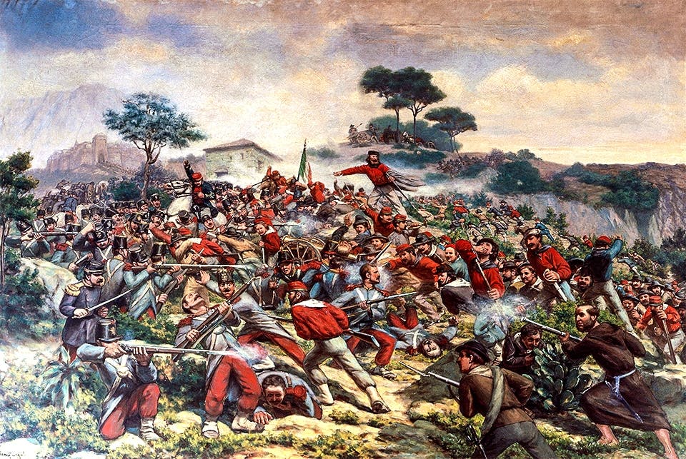 garibaldi slaget vid calatafimi 1860