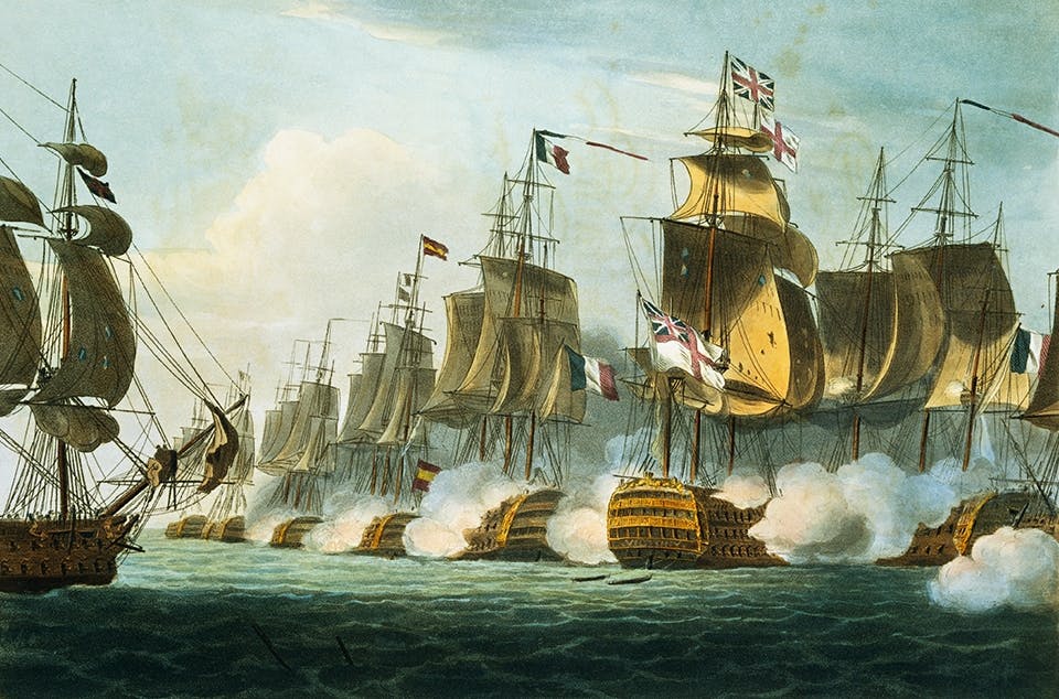 slaget vid trafalgar britterna bryter igenom slaget vid trafalgar britterna bryter igenom