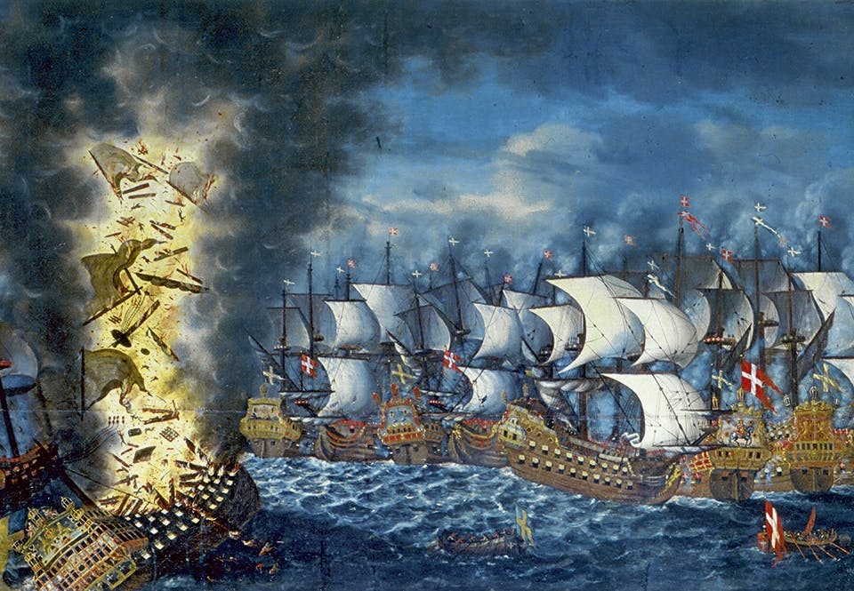 Det svenska flaggskeppet Kronan