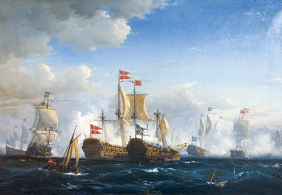 Målning av Viggo Fauerholdt