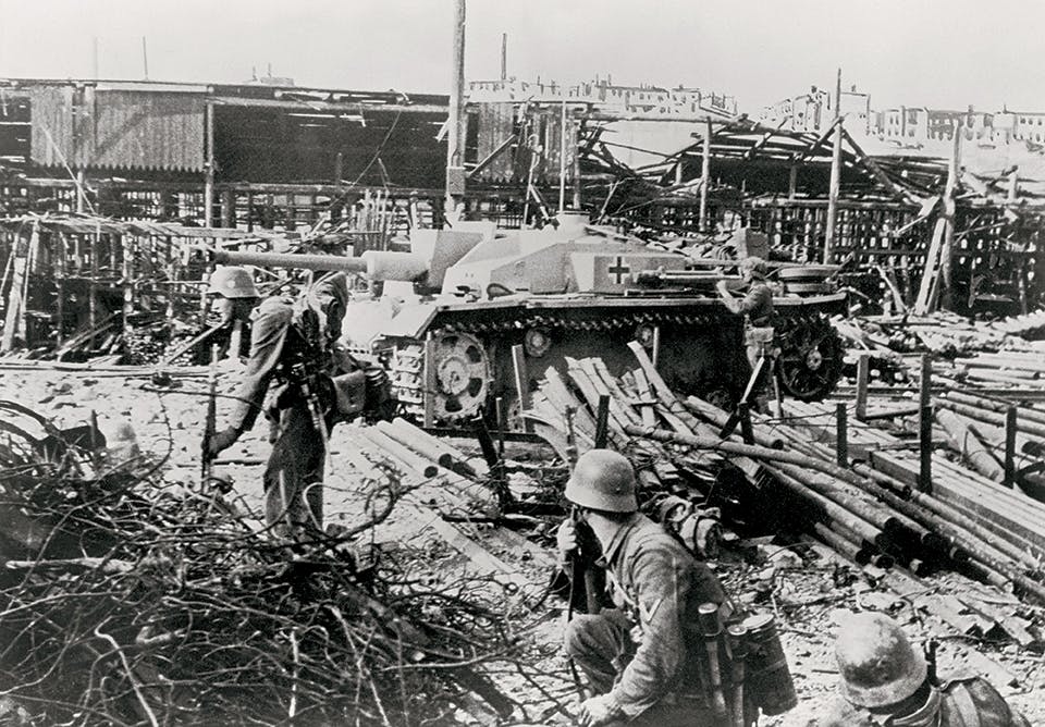 slaget vid stalingrad tysk framryckning soldater stug iii