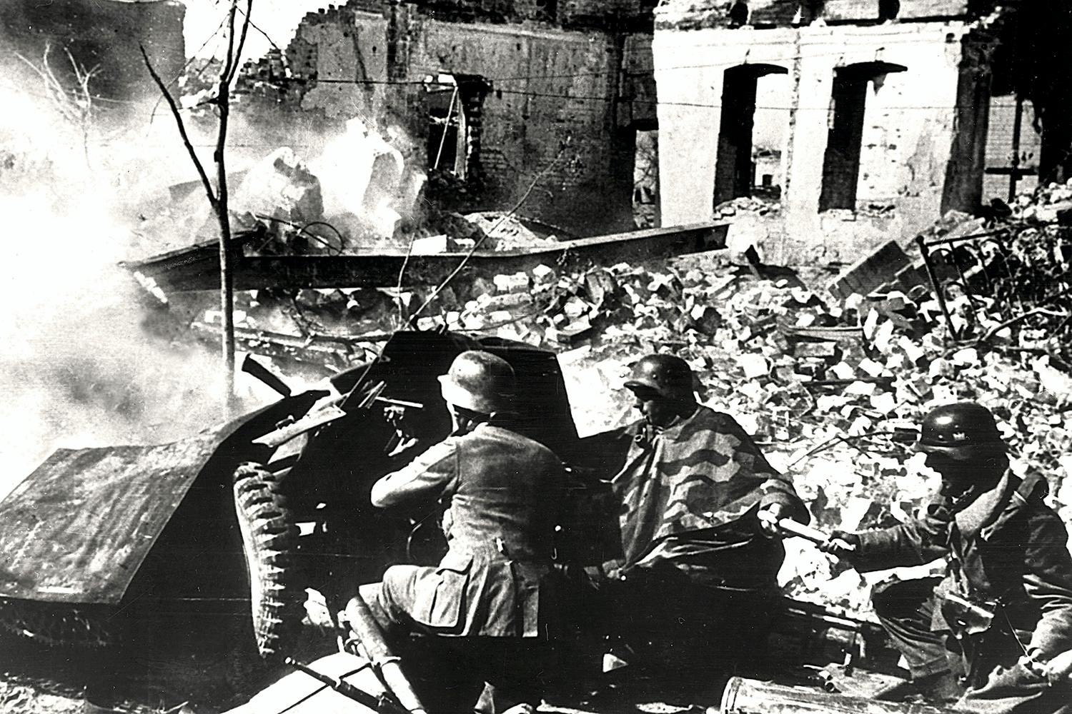 slaget om stalingrad tyska soldater pak 36 pansarvarnskanon 1942
