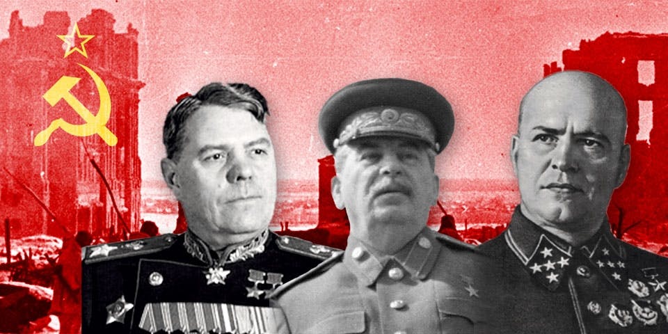 aleksandr vasilevskij josef stalin georgij zjukov stalingrad dQk0MP