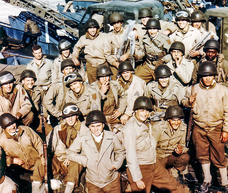 Amerikanske-soldater-under-andra-världskriget