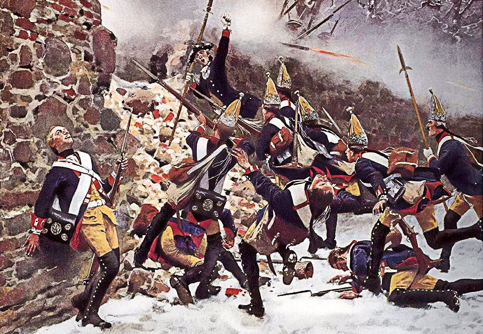 slaget vid leuthen preussiska grenadjarer sjuarskriget