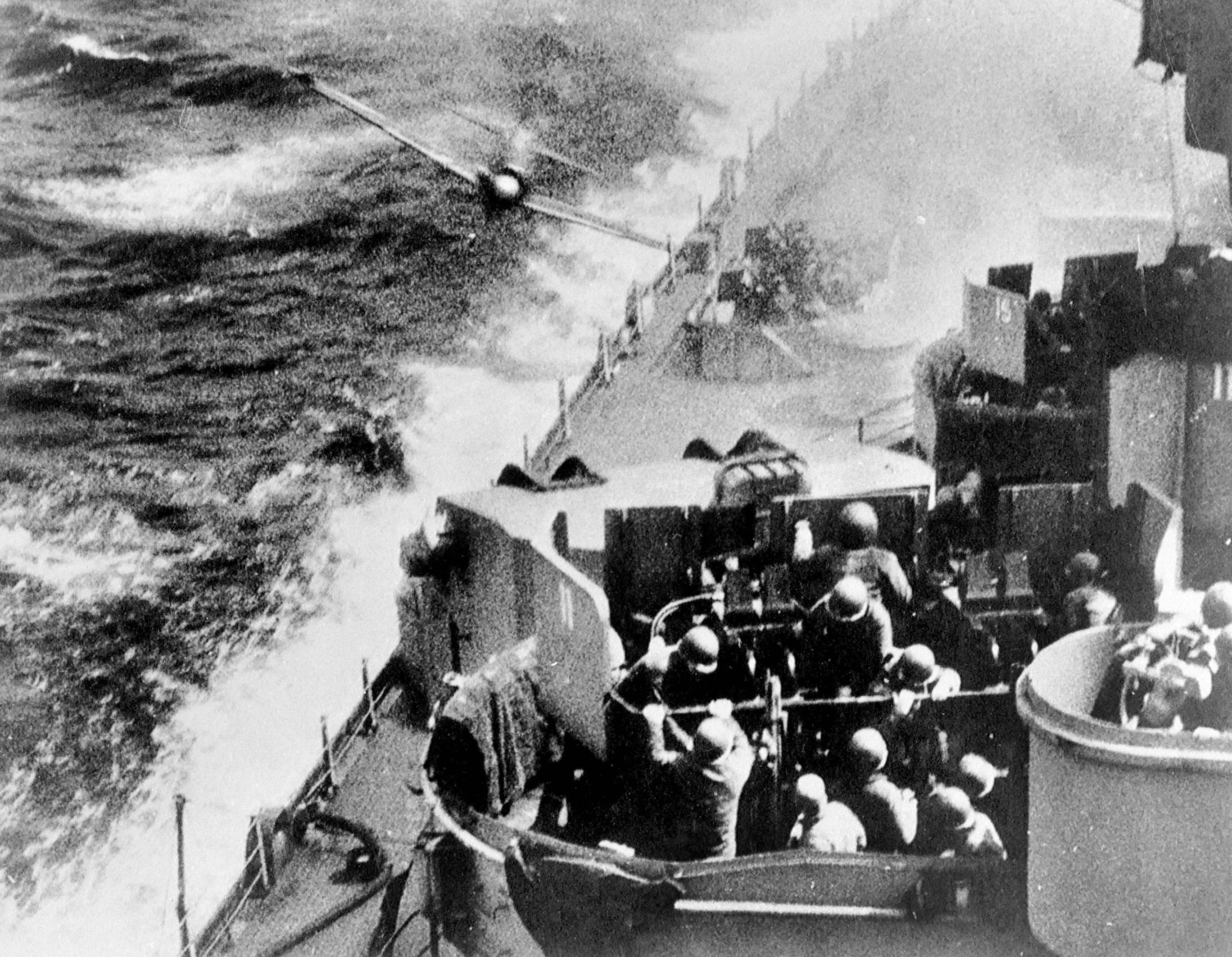 Kamikaze, USS Missouri, US Navy, Japans flotta, Okinawa, 1945, andra världskriget