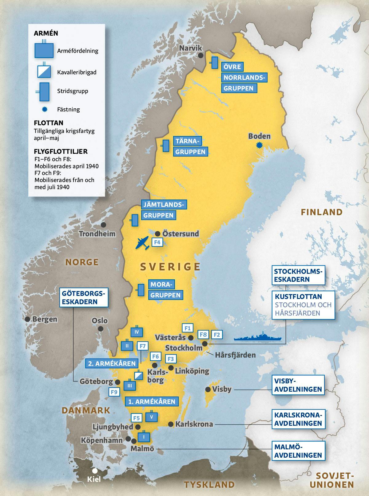 Sveriges forsvar 1940 Sveriges forsvar 1940