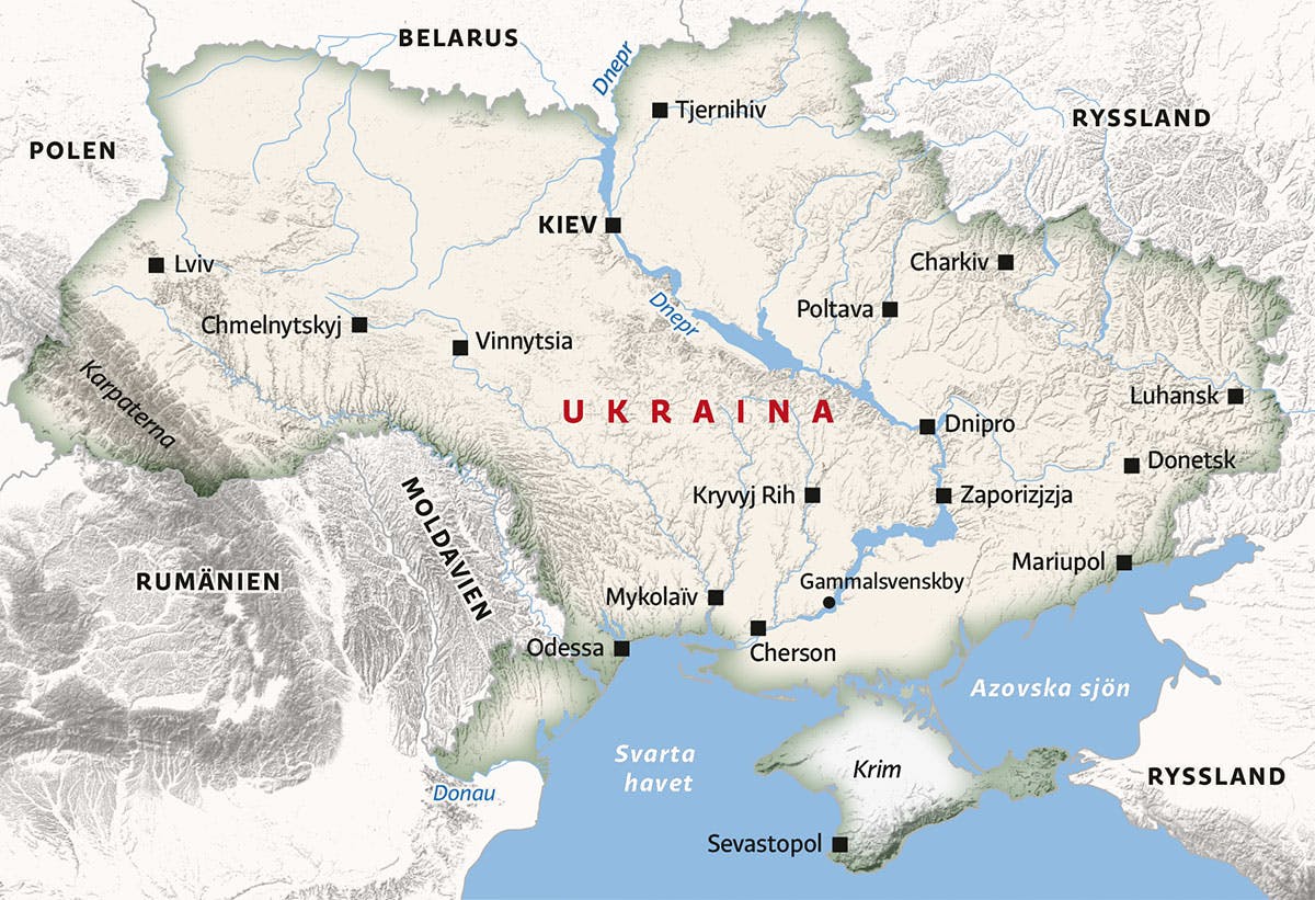 Ukraina | Historisk karta Ukraina | Historisk karta