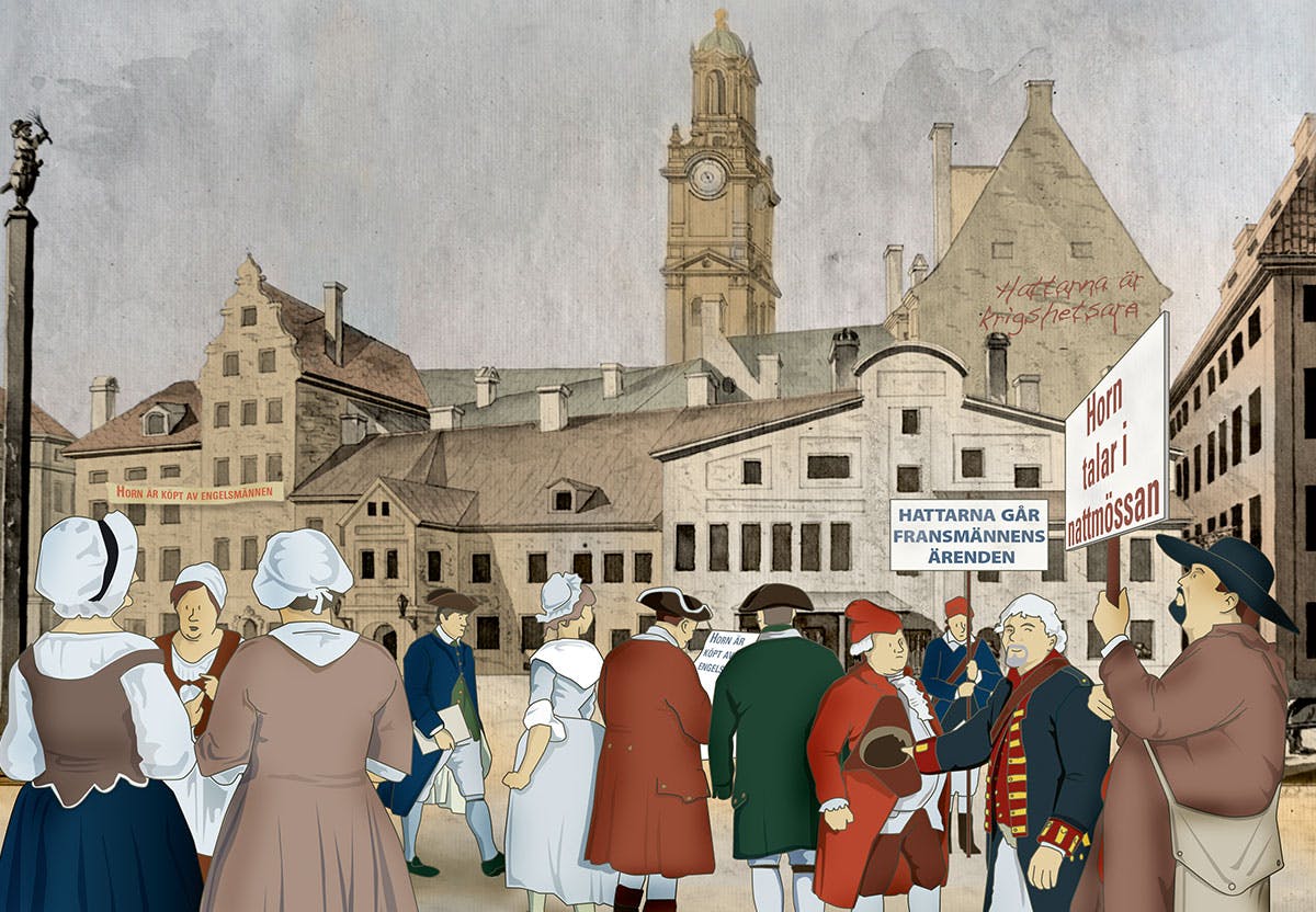 Hattar och mossor | 1700-tal