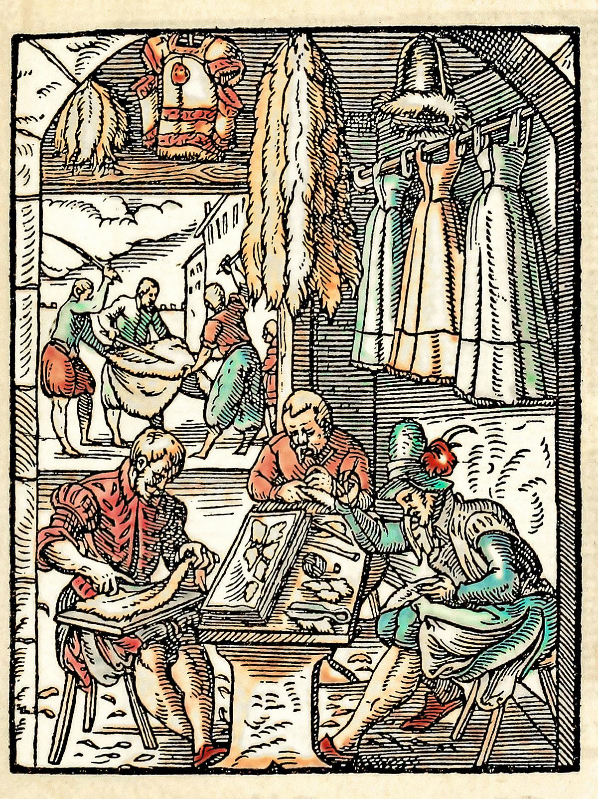 Utdöda yrken från förr, buntmakare.