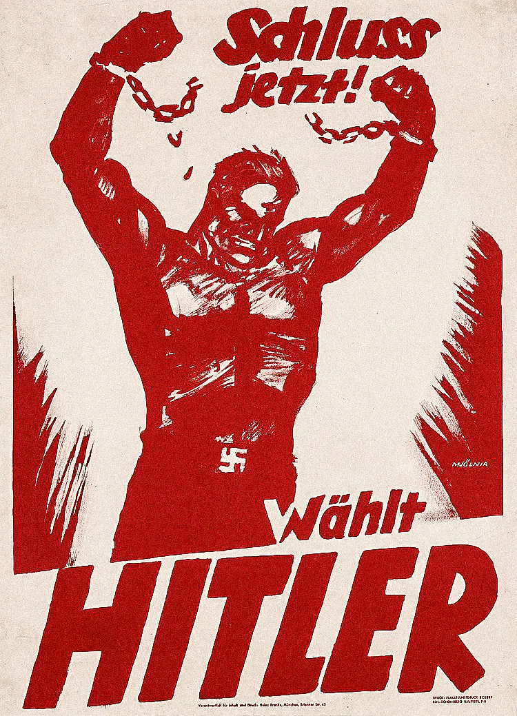 Hitlers valaffisch 1932.