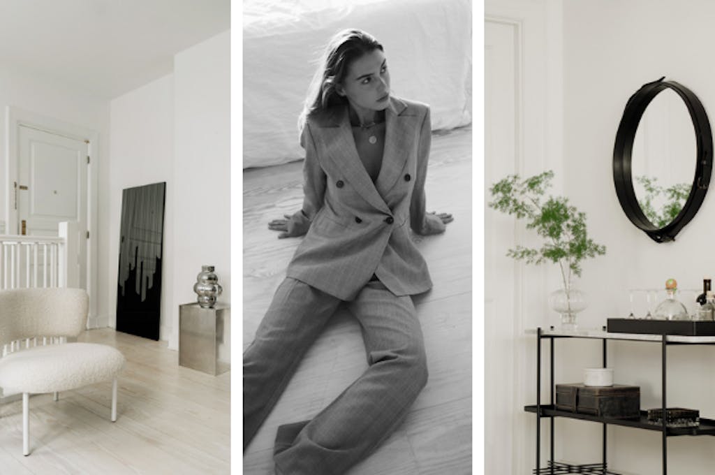 collage van Sophia Roe haar appartement