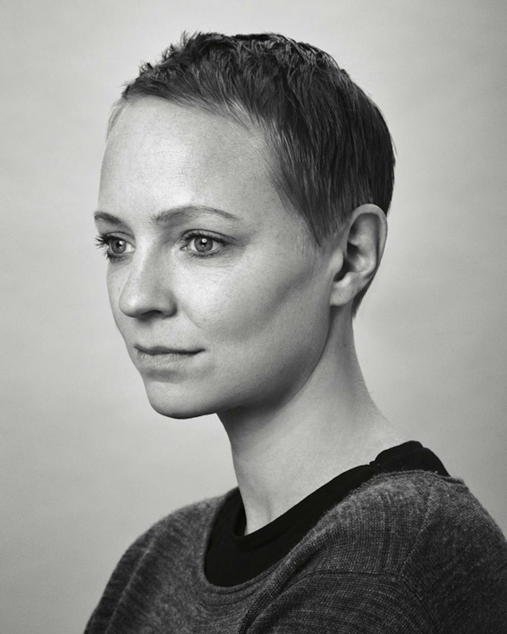 Chris Liljenberg Halstrom portrait black white