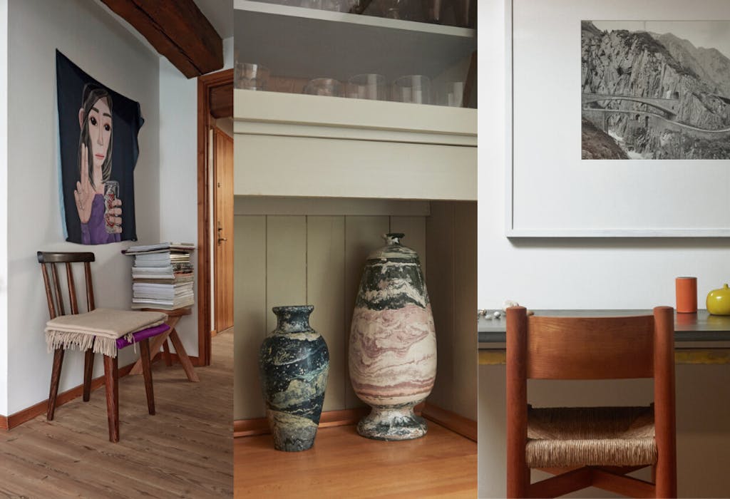 Collage of interior Mathias Mentze