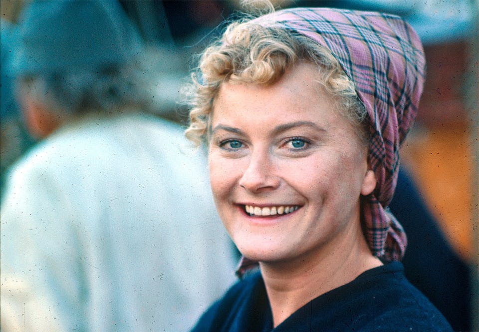 Monica Zetterlund i filmen Utvandrarna.