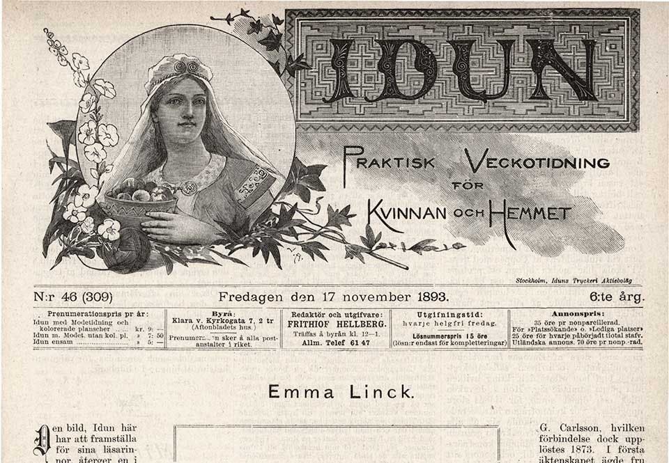 En hel levnadsberättelse av Evas sin farfars farfars systerdotter Emma de la Grange