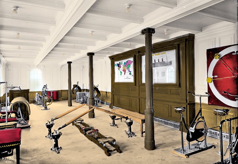 Gym på Titanic