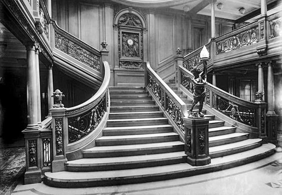 Trappa på Titanic