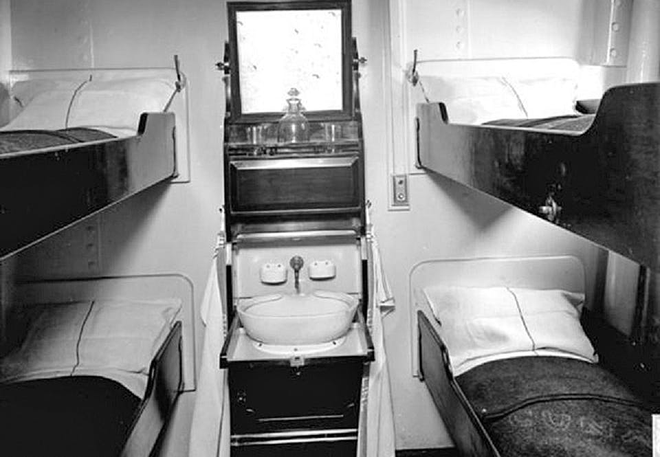 Hytt i 3 klass på Titanic