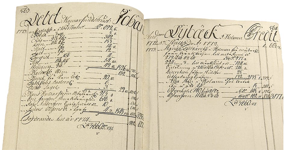 avrakningsbok Avräkningsbok