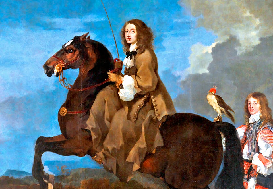 Drottning Kristina till häst