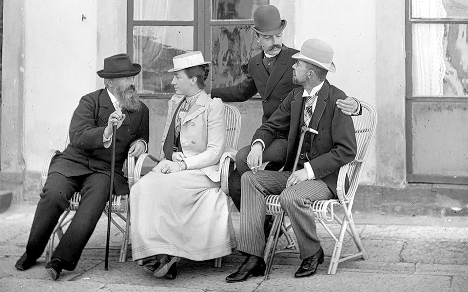 Sveriges kronprinsessa Victoria med sin far Fredrik