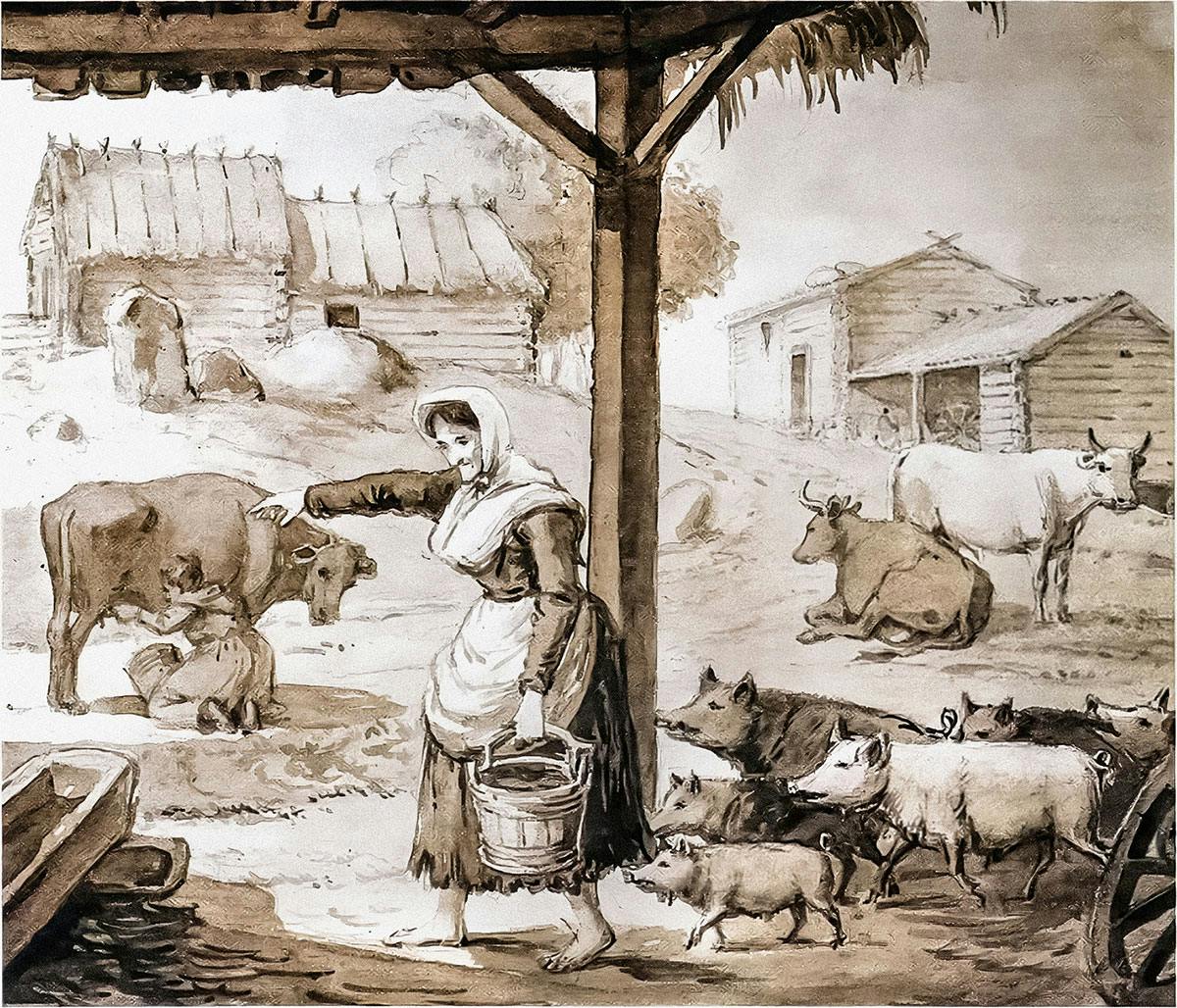 Bondeliv Sverige 1800-tal