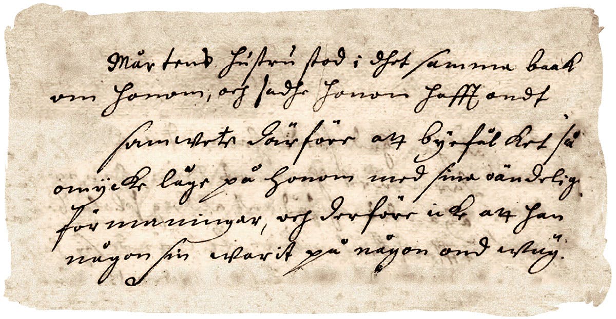 Häxprocesserna i Sverige.