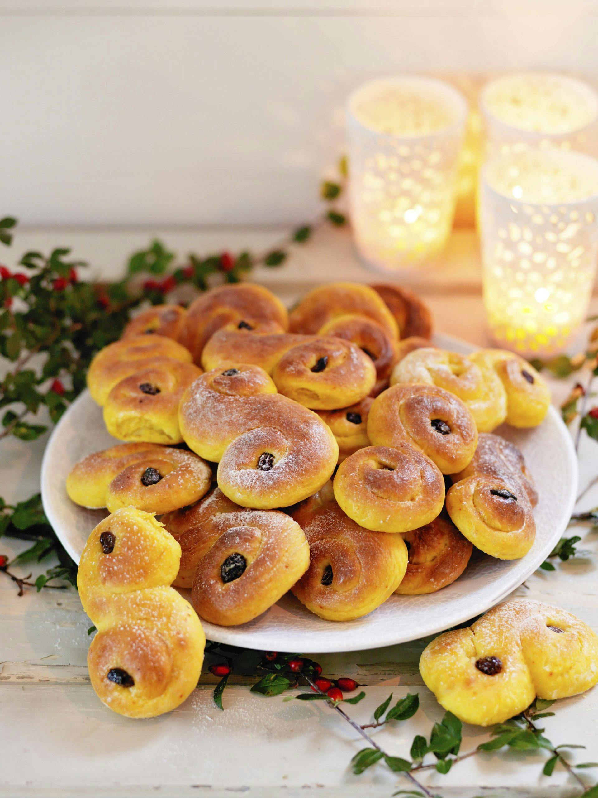 Oppskrifter på lussekatter