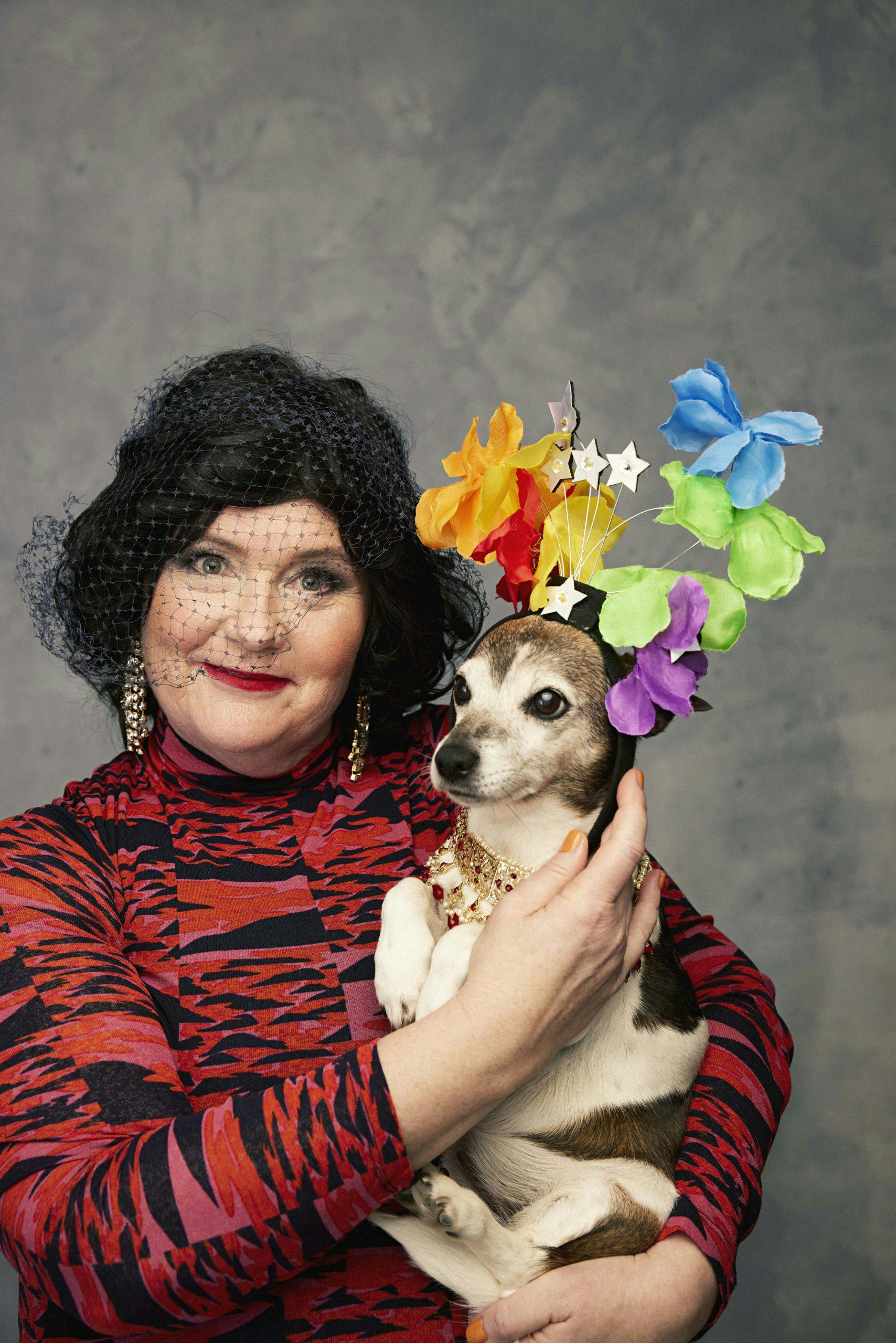 2022 10 09 tara koht 0819 Christine Koht og hund