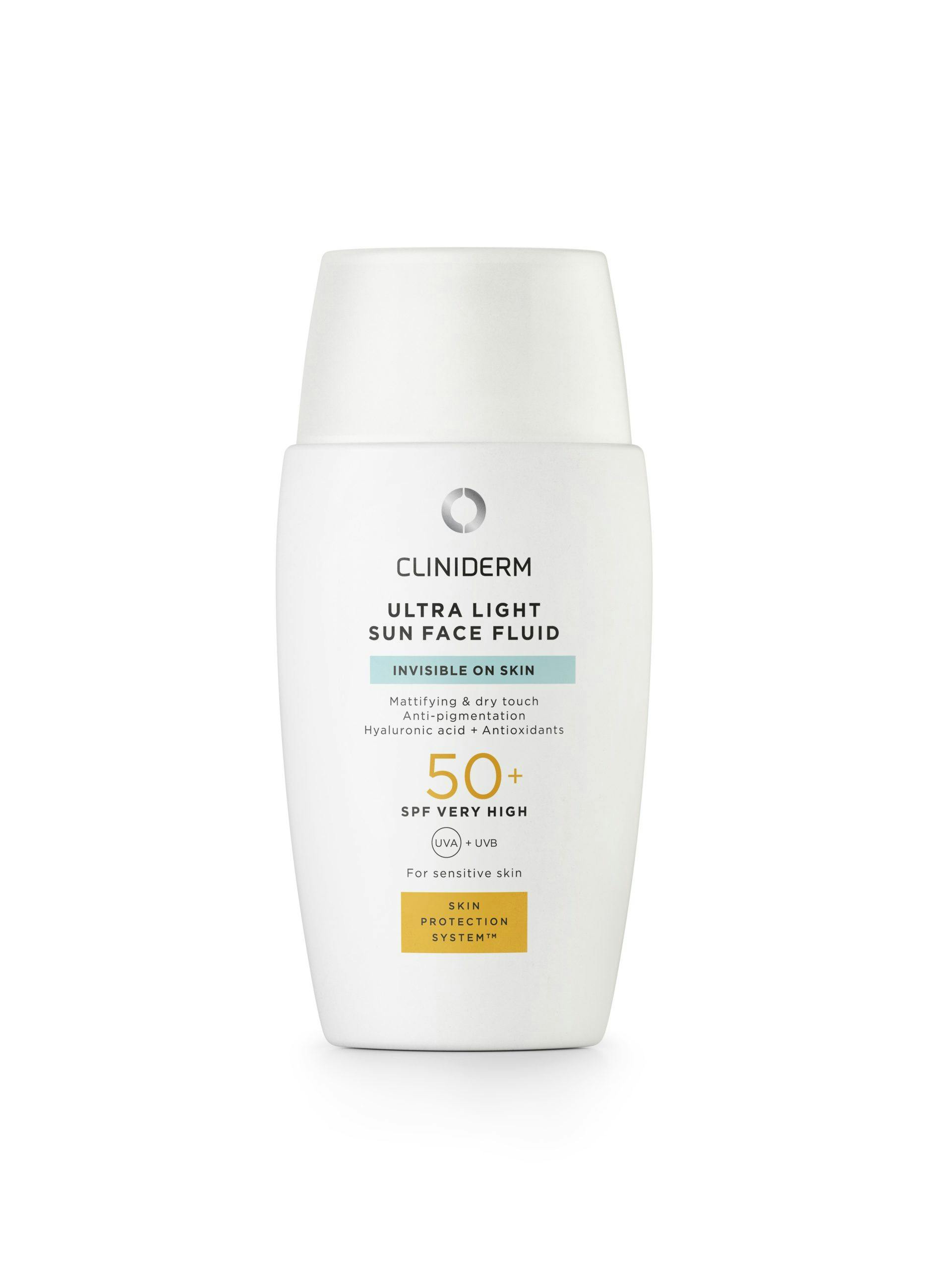Cliniderm Ultra Light Sun Face Fluid SPF 50+