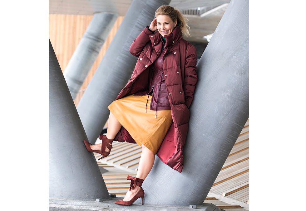 dunjakke, dunkåpe vinter 2017