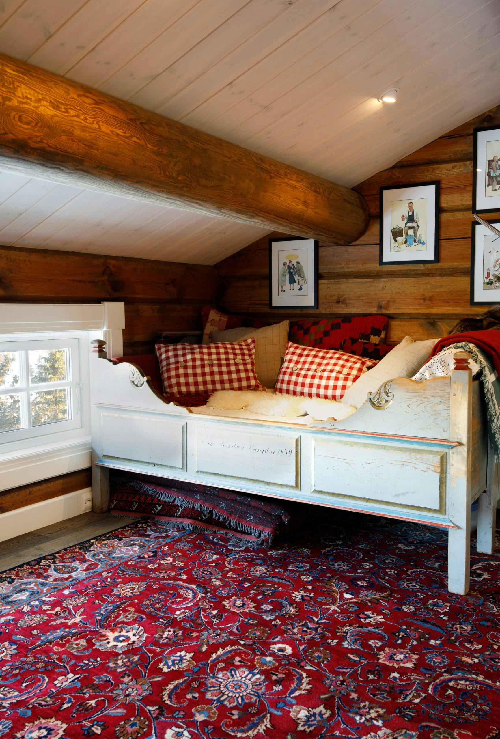 Soverom er også i julefarger